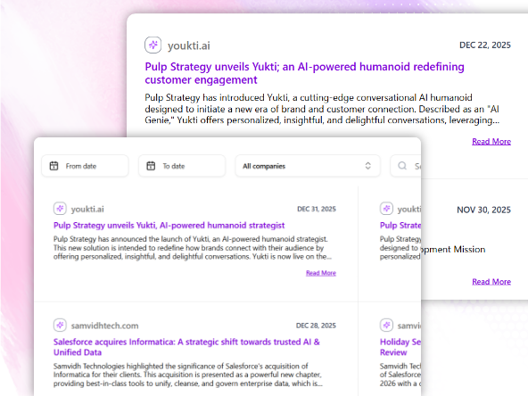 Real-time notifications